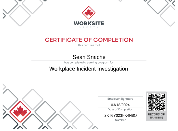 Certificate of Completion4